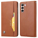 Card Set Series Samsung Galaxy S21 FE 5G Pung Taske - Brun