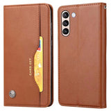 Card Set Series Samsung Galaxy S21 FE 5G Pung Taske - Brun