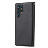 Samsung Galaxy S24 Ultra Card Set Series Pung Taske - Sort