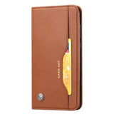 Samsung Galaxy S24 Card Set Series Pung Taske - Brun