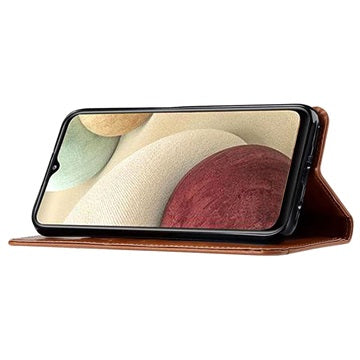 Card Set Series Samsung Galaxy A22 4G Pung Taske - Brun