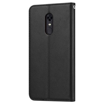 Kort Sæt Series OnePlus 6T Flip Cover med Pung - Sort