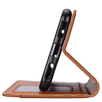 Kort Sæt Series OnePlus 6T Flip Cover med Pung - Brun