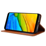 Kort Sæt Series OnePlus 6T Flip Cover med Pung - Brun