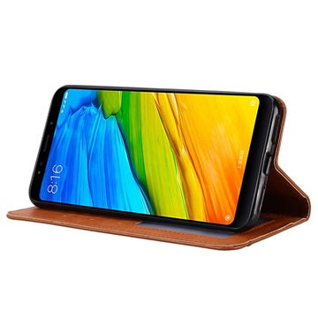 Kort Sæt Series OnePlus 6T Flip Cover med Pung - Brun