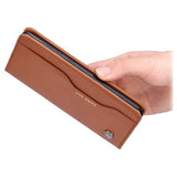 Kort Sæt Series OnePlus 6T Flip Cover med Pung - Brun