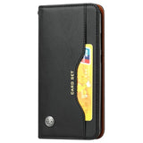 Kort Sæt Series Samsung Galaxy A20e Flip Cover med Pung - Sort