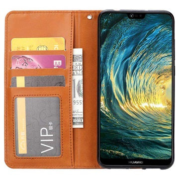 Card Set Series Huawei P30 Pung Taske - Brun