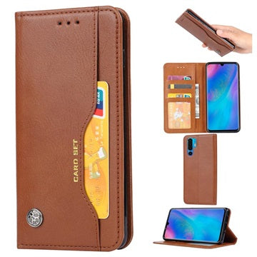 Card Set Huawei P30 Pro Pung Taske - Brun
