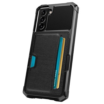 Kortholder Samsung Galaxy S21 5G Hybrid Cover - Sort