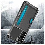 Kortholder Samsung Galaxy S21 5G Hybrid Cover - Sort