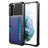 Kortholder Samsung Galaxy S21 5G Hybrid Cover - Blå