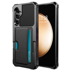 Samsung Galaxy A35 Kortholder Hybrid Cover - Sort