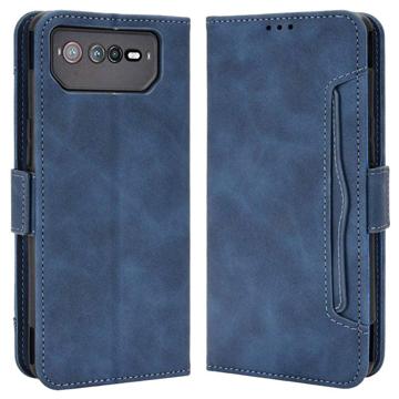 Asus ROG Phone 6/6 Pro Pung Cover med Kortholder - Blå