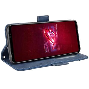Asus ROG Phone 6/6 Pro Pung Cover med Kortholder - Blå