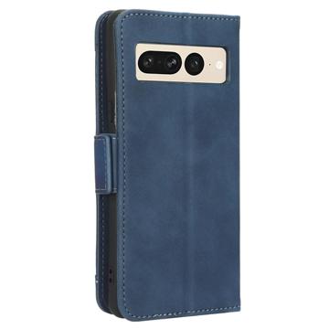 Google Pixel 7 Pro Pung Cover med Kortholder - Blå