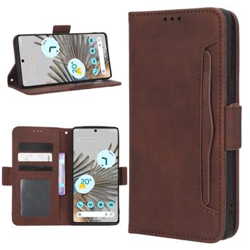 Google Pixel 7 Pung Cover med Kortholder - Brun
