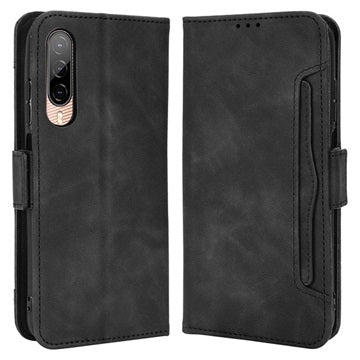 HTC Desire 22 Pro Pung Cover med Kortholder - Sort