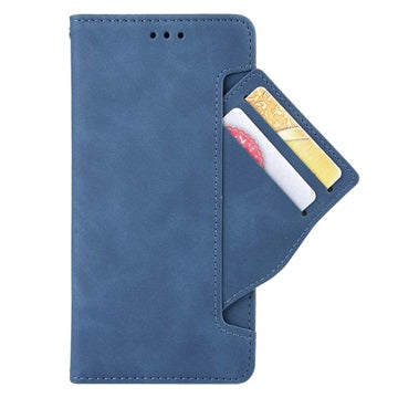 HTC Desire 22 Pro Pung Cover med Kortholder - Blå