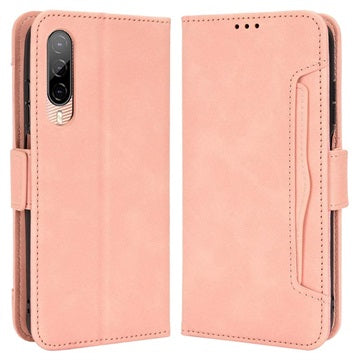 HTC Desire 22 Pro Pung Cover med Kortholder - Pink