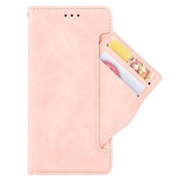 HTC Desire 22 Pro Pung Cover med Kortholder - Pink