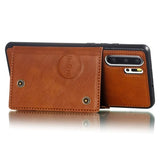 Huawei P30 Pro Pung Cover med Kortholder - Brun