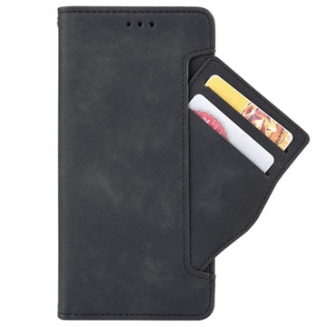 Motorola Moto G100/Edge S Pung Cover med Kortholder - Sort