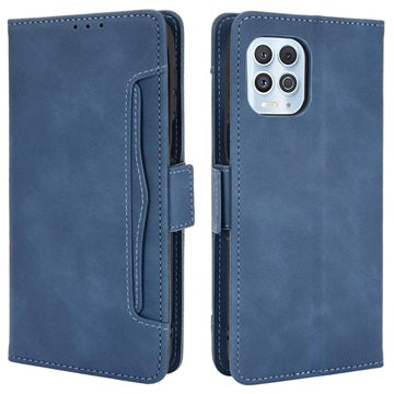 Motorola Moto G100/Edge S Pung Cover med Kortholder - Blå