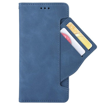 Motorola Moto G100/Edge S Pung Cover med Kortholder - Blå