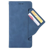 Motorola Moto G100/Edge S Pung Cover med Kortholder - Blå