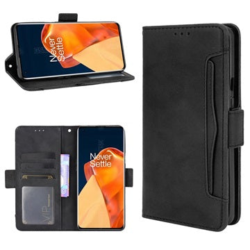 OnePlus 9 Pro Pung Cover med Kortholder - Sort