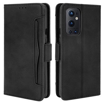 OnePlus 9 Pro Pung Cover med Kortholder - Sort