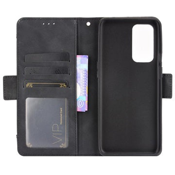OnePlus 9 Pro Pung Cover med Kortholder - Sort