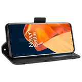 OnePlus 9 Pro Pung Cover med Kortholder - Sort