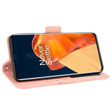 OnePlus 9 Pro Pung Cover med Kortholder - Pink