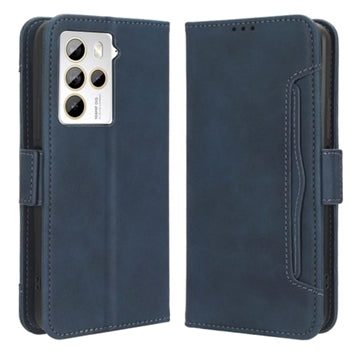 HTC U23/U23 Pro Pung Cover med Kortholder - Blå