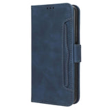 HTC U23/U23 Pro Pung Cover med Kortholder - Blå