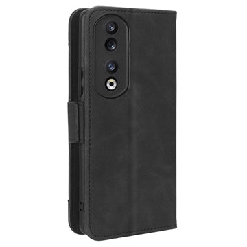 Honor 90 Pung Cover med Kortholder - Sort