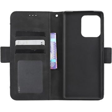 Motorola Edge 40 Pro/Edge+ (2023) Pung Cover med Kortholder - Sort