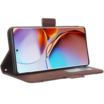 Motorola Edge 40 Pro/Edge+ (2023) Pung Cover med Kortholder - Brun