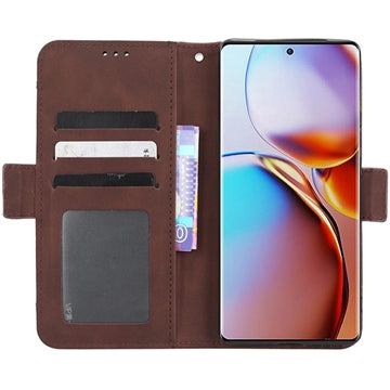 Motorola Edge 40 Pro/Edge+ (2023) Pung Cover med Kortholder - Brun