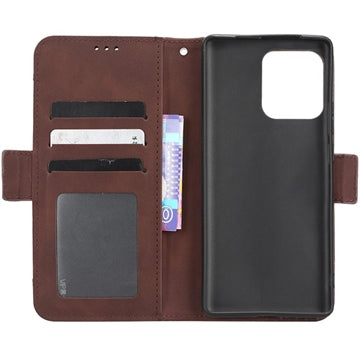 Motorola Edge 40 Pro/Edge+ (2023) Pung Cover med Kortholder - Brun