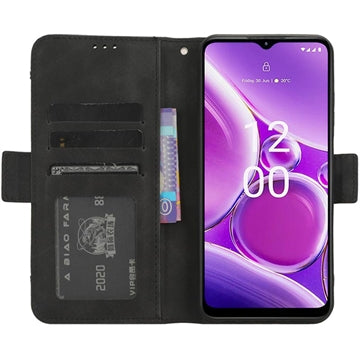 Nokia G42 Pung Cover med Kortholder - Sort