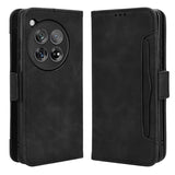 OnePlus 12 Pung Cover med Kortholder - Sort