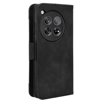 OnePlus 12 Pung Cover med Kortholder - Sort