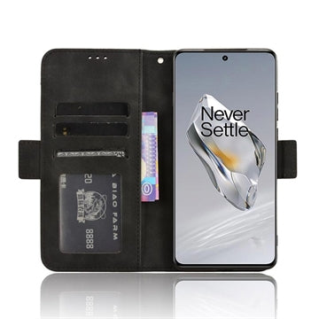 OnePlus 12R/Ace 3 Pung Cover med Kortholder - Sort