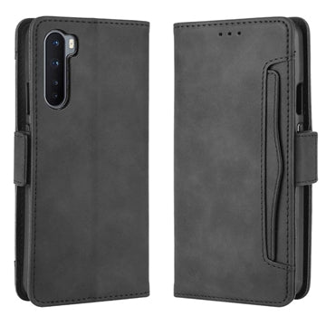 OnePlus Nord Pung Cover med Kortholder - Sort
