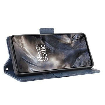 OnePlus Nord Pung Cover med Kortholder - Blå