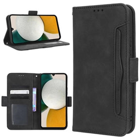 Samsung Galaxy A34 5G Pung Cover med Kortholder - Sort