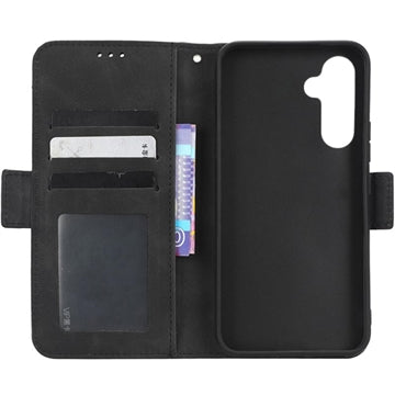 Samsung Galaxy A34 5G Pung Cover med Kortholder - Sort